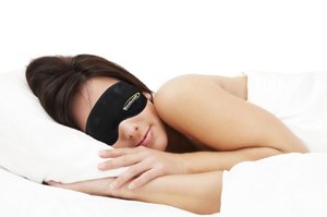 Girl with Sleep Mask