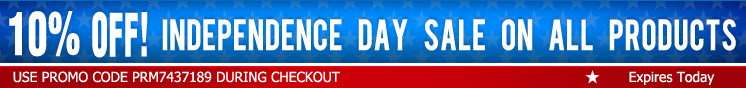 10% OFF INDEPENDENCE DAY SALE ON ALL PRODUCTS