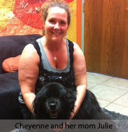Cheyenne and her mom Julie