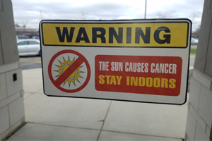 Sun Exposure Warning