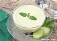 chilled creamy cucumber soup