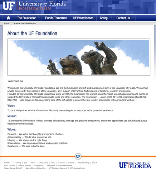 About University of Florida Foundation