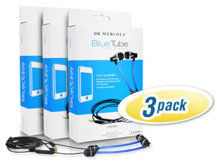 Blue Tube Headset 3.5mm - 3pack