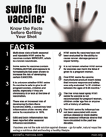 B&W Swine Flu Poster