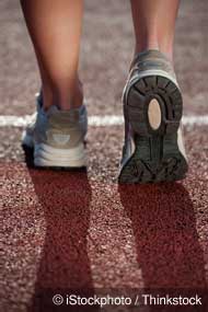 Walking on a Running Track