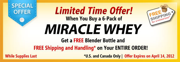 Miracle Whey Special Offer