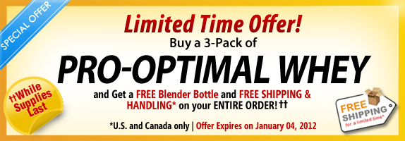 Pro-Optimal Whey Offer Banner