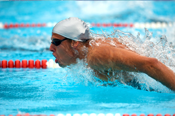 Swimmer Butterfly Race