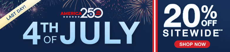 Get 20% Off on 4th of July Sitewide Sale
