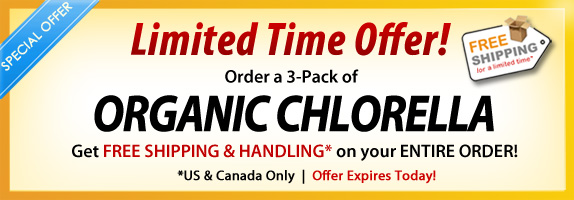 Order a 3 pack of Chlorella!
