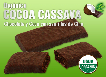 Barras de Cocoa Cassava Organica