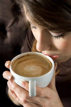 Drinking Coffee