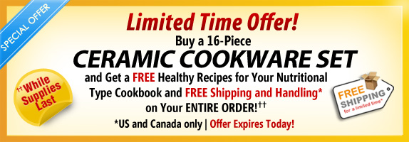 Mercola Healthy Chef Ceramic Cookware Special Offer
