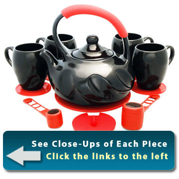  Ceramic Teaware Set
