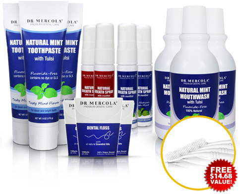Dr. Mercola's Healthy Dental Family Kit