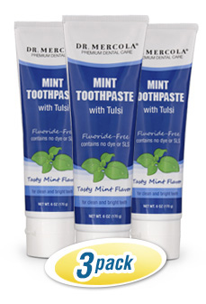 Dr. Mercola's Natural Toothpaste 3-pack