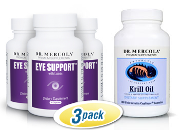 Eye Support 3-pack with Krill Oil