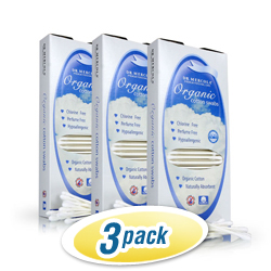 Organic Cotton Swabs 3-Pack