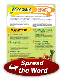 GMO Awareness Poster