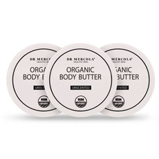 Organic Body Butter 3-Pack Unscented