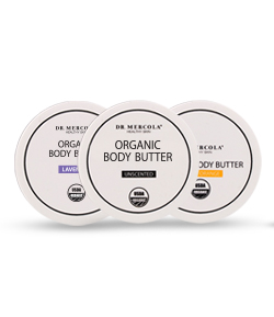 Organic Body Butter 3-Pack Variety