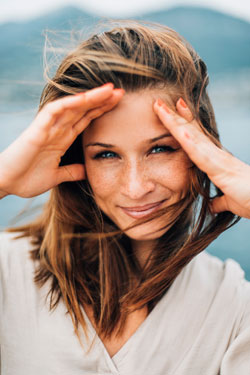 woman's face