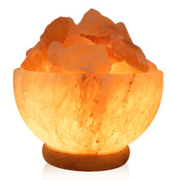 Himalayan Salt Lamp Carved Bowl