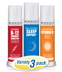 Vitamin B12 Energy Booster Spray Variety 3-Pack