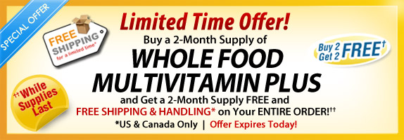 Multivitamin Plus Vital Minerals Promo Banner