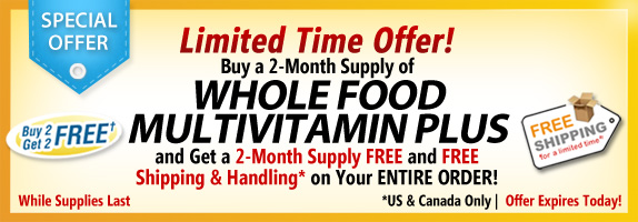 Multivitamin Plus Vital Minerals Promo Banner