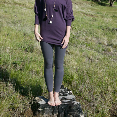 Clary Sage Organic Clothing - Scallop-seamed Leggings
