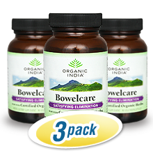 Organic India Bowelcare Formula 3-Pack