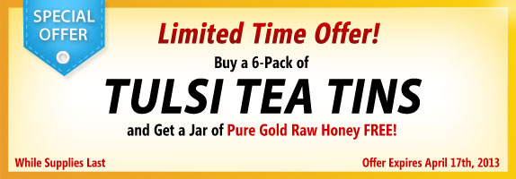 Tulsi Tea Special Offer