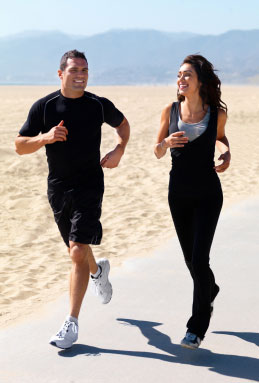 Jogging boosts energy