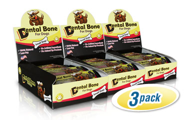 Dental Bones for Dogs 3-Pack for Small Dogs