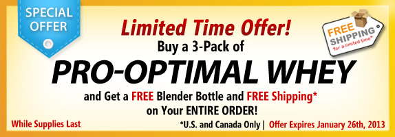 Pro-Optimal Whey Special Offer