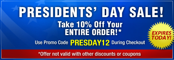 Presidents' Day Sale