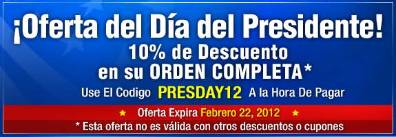 Oferta del Dia del Presiente