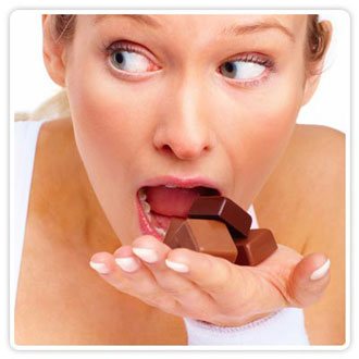 Girl Eating Chocolates