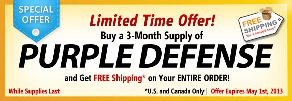 Purple Defense Special Offer