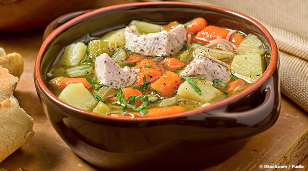 Roast Turkey Vegetable Soup Recipe