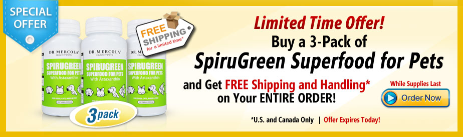 Buy a 3-Pack of Spirugreen for Pets