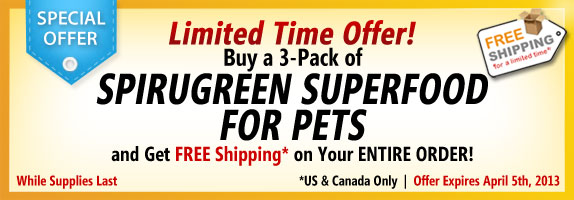Spirugreen 3-pack free shipping