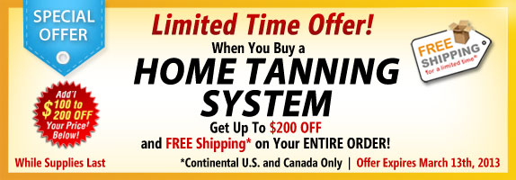 Tanning Beds Special Offer