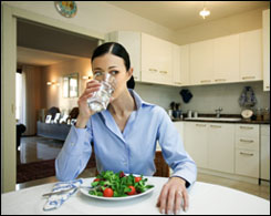 Girl Drinking Water
