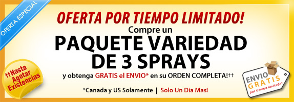 Paquete Variedad de 3 Sprays