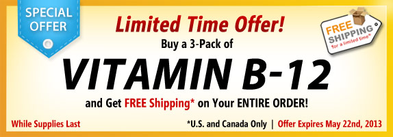 Vitamin B-12 Offer Banner