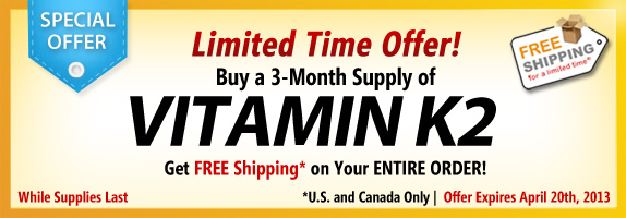 Vitamin K2 Special Offer