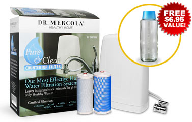 Countertop Filter with Cartridge (FREE water bottle, tote, and S&H)