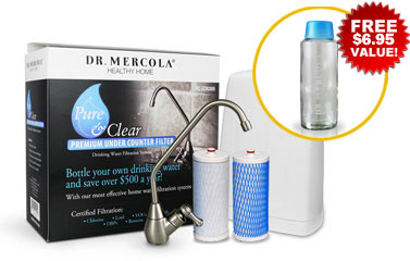 Pure and Clear Undercounter System and Cartridge (FREE water bottle, tote, and S&H)